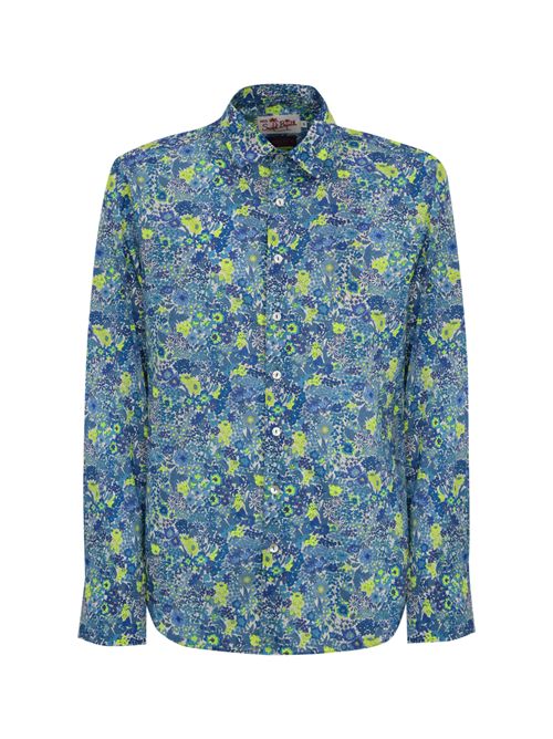 Camicia Sikelia in cotone con stampa Margaret Annie Mc2 Saint Barth | SIKELIA00245H MARGARET ANNIE 1794
